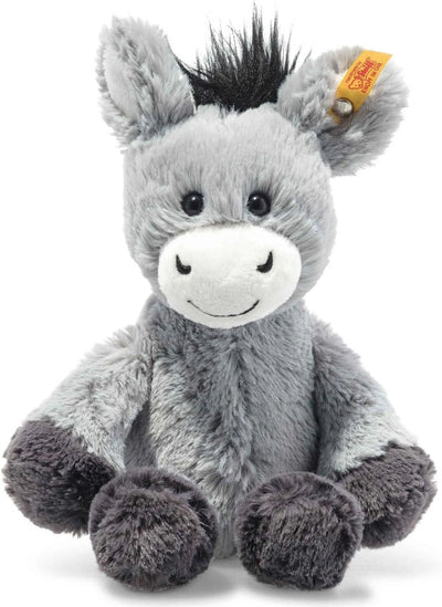 Dinkie Donkey, Premium Donkey Stuffed Animal, Donkey Toys, Stuffed Donkey, Donkey Plush, Cute Plushies, Plushy Toy for Girls Boys and Kids, Soft Cuddly Friends (Grey Blue, 8")