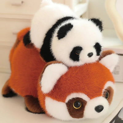 Two-In-One Cuddle Buddy Panda Plush